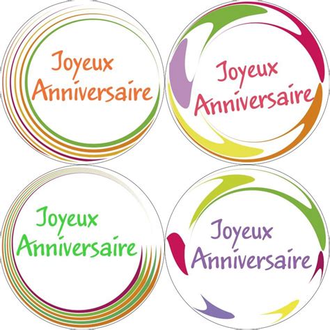 Boite Tiquettes Joyeux Anniversaire Tendresse Editions