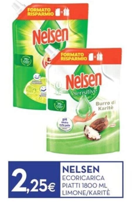 Offerta Nelsen Ecoricarica Piatti Ml Limone Karit Nel Volantino