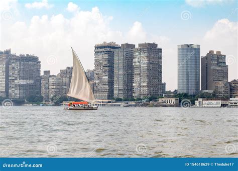 Nile River Views In Cairo Egypt Stock Image Image Of Egypt Capital