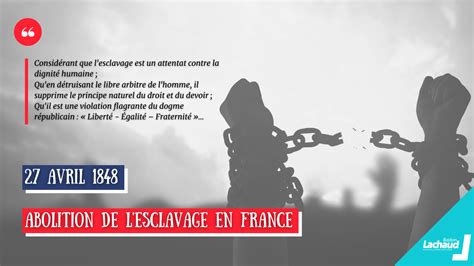 27 Avril 1848 Abolition De L Esclavage Site Officiel