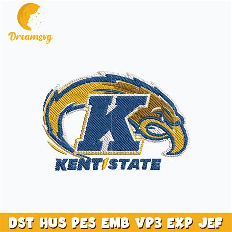 Kent state logo embroidery design – DreamSVG Store