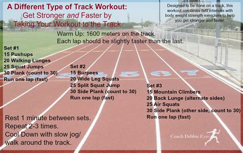 A Different Type of Track Workout to get you Stronger & Faster