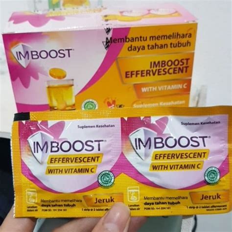 Jual Imboost Effervescent Jeruk 1 Strip Isi 2 Tablet Shopee Indonesia