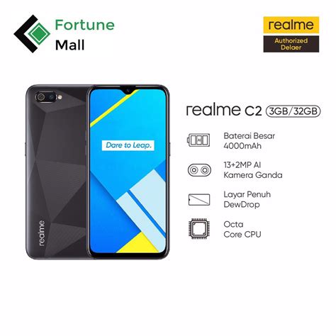 Jual Realme C2 Ram 3 32GB 2 32GB Layar Penuh Dewdrop Kamera