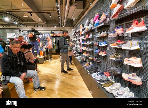 Hong Kong China Circa January 2019 Nike Footwears On Display A