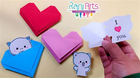 Sobres De CorazÓn Cartitas De Amor Diy Origami Youtube