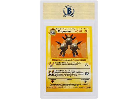 Magneton Holo 1999 Pokemon Tcg Base Set Shadowless 9102 1999 Us