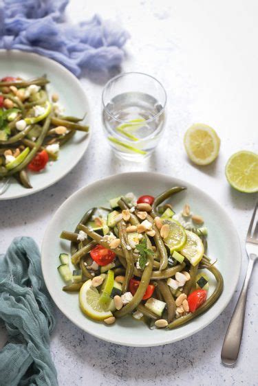 Salade De Haricots Verts La Feta Et Aux Deux Citrons Recette