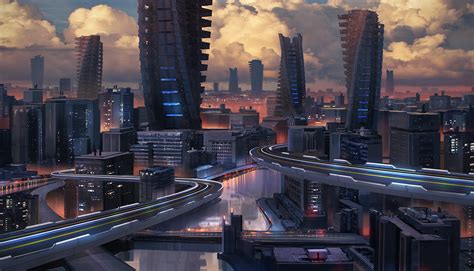 Fondos De Pantalla Olga Orlova Arte Digital Ciudad Paisaje Urbano