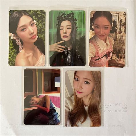 Wts Red Velvet Photocards Rv Pcs Yeri Joy Seulgi Hobbies Toys