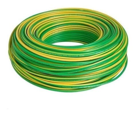 Cabo Flex Vel Mm Metros Verde E Amarelo Sil Parcelamento