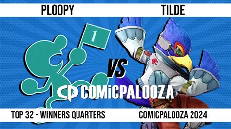 Comicpalooza 2024 Top 32 WQF Ploopy Mr Game Watch VS Tilde