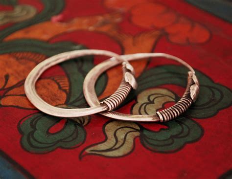 Antique Afghani Hoop Earrings Cosmic Norbu