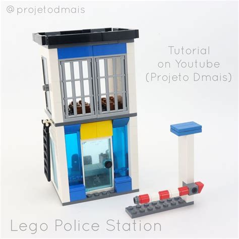 DIY LEGO Police Station - Step-by-Step Tutorial