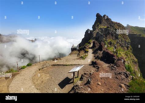 Madeira viewpoint near Pico do Arieiro, Portugal Stock Photo - Alamy