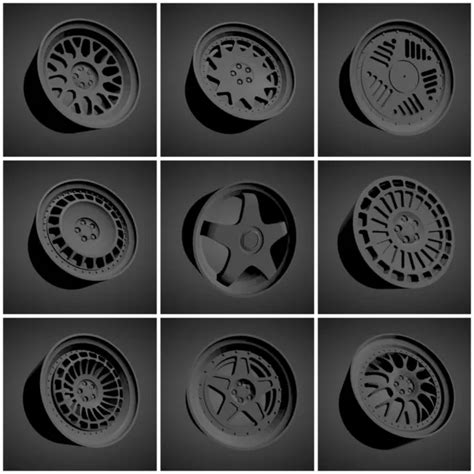 118 Scale Custom 3d Printed Wheels More Than 450 Different Models