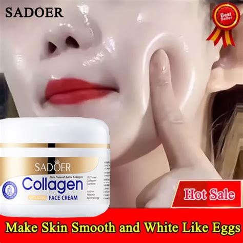 Sadoer Collagen Cream Siang Malam Retinol Cream Anti Aging Perbaikan