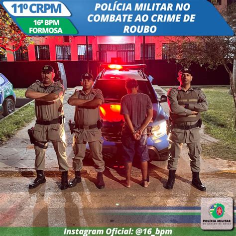 Ocorr Ncias Policias Em Formosa Homem Foi Preso Ap S Roubar Celular