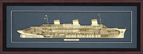 Maritime Cutaway Ss Normandie Ocean Liner