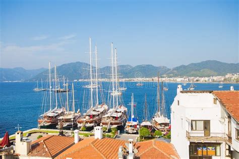 Turkey View From The Castle Of The Sea And The City Of Marmaris