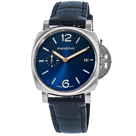 Panerai Luminor Due Mm Automatic Blue Dial Men S Watch Pam