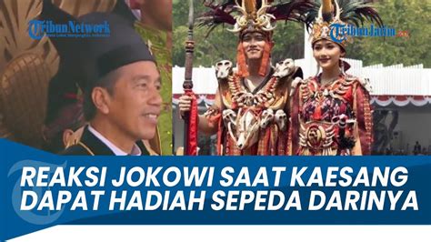 Reaksi Presiden Jokowi Saat Kaesang Dapat Hadiah Sepeda YouTube