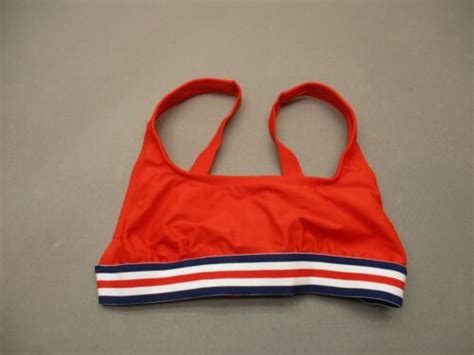 Xhilaration Size D DD Womens Unlined Wireless Red Bikini Top 8F EBay