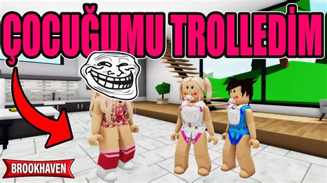 BROOKHAVENDA ANNE OLUP ÇOCUĞUMU TROLLEDİMROBLOX BROOKHAVEN RP roblox