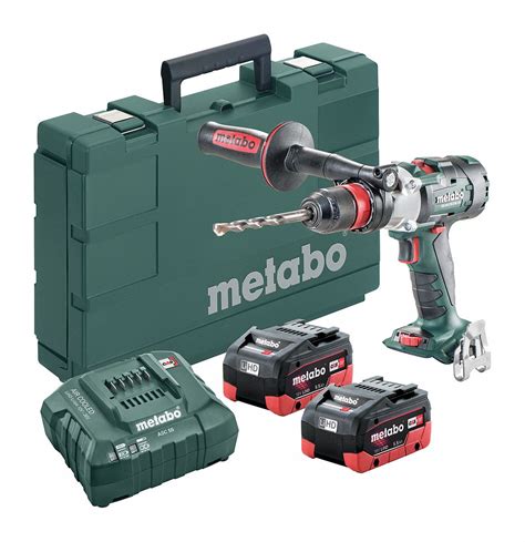 Metabo 18v Premium Cordless Hammer Drill Kit 53yz62sb 18 Ltx 3 Bl