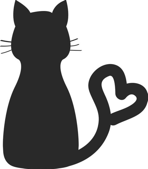 Kostenloses Bild Auf Pixabay Charaktere Katze Silhouette Tier Catsilhouette Cartoon