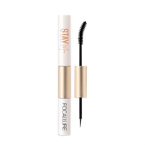 Mascara Focallure Stay Max Waterproof Mascaraandeyeliner 2n1 01