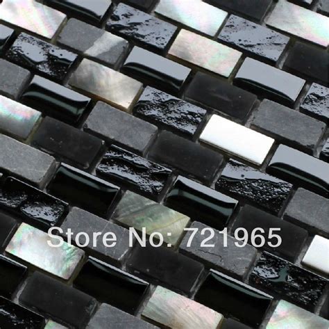 Black Glass Tiles For Kitchen Backsplashes Things In The Kitchen