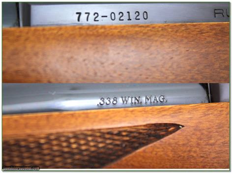 Ruger 77 Red Pad Tang Safety 338 Win Mag Exc Cond