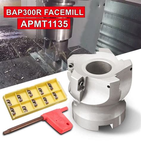 Facemill Bap R T Holder Milling Insert Apmt Bap