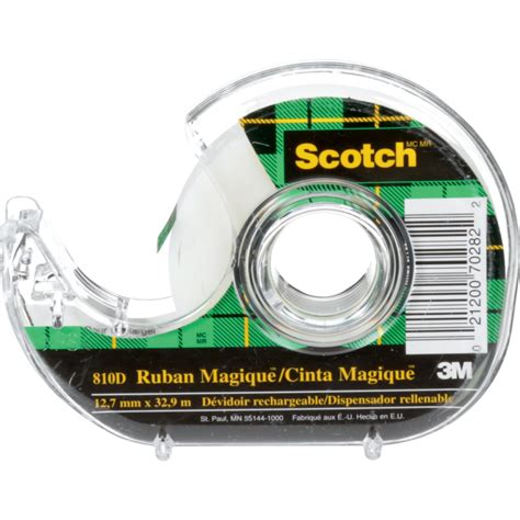 Scotch® Magic™ Invisible Tape With Dispenser 12 127mm X 329m Monk