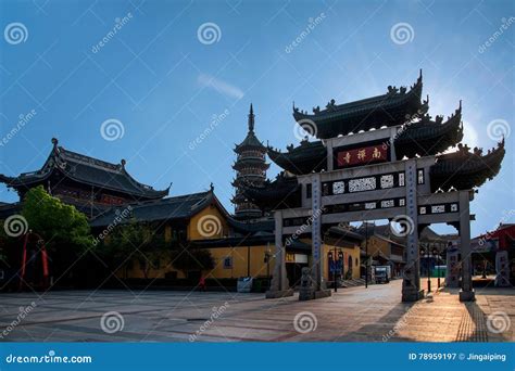 Eight Level Pagoda In The Nan Tien Temple Editorial Photo