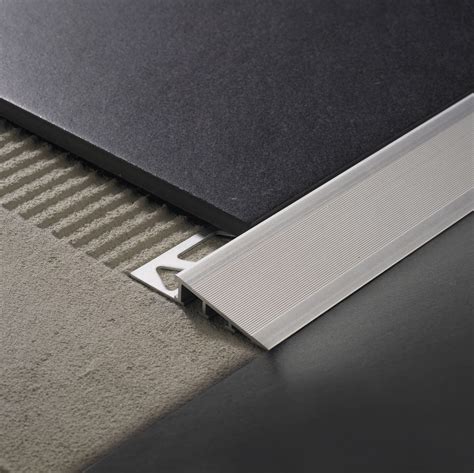 Aluminum Edge Trim For Tiles Ramptec Zrr Profilitec Floor Edging