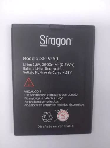 Bateria Siragon Sp 5250 Sp5250 MercadoLibre