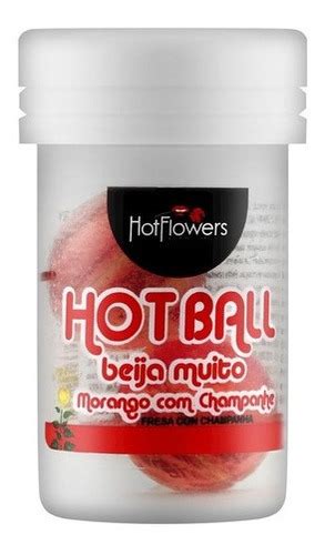 Hot Ball Bolinha Explosiva Lubrificante Champanhe C Morango Mercadolivre