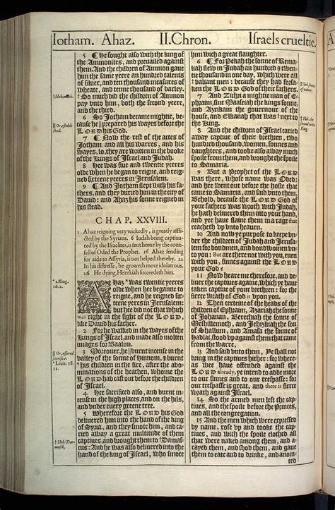 2 Chronicles Chapter 28 Original 1611 Kjv