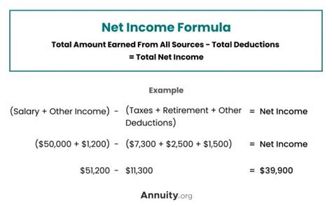 Annual Net Income Formula RanaldBraiden