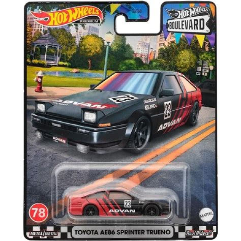 Hot Wheels Toyota Ae Sprinter Trueno Boulevard Advan Model Car Shopee Philippines