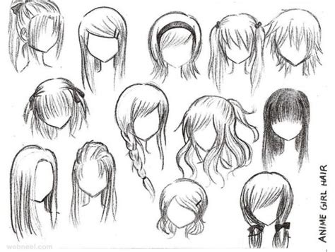 Draw Anime Girl Hair 21