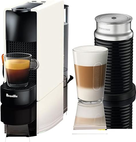 Nespresso Essenza Mini Original Espresso Machine Bundle With Aeroccino Milk Frother By Breville