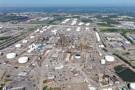 Aerial Photo Montreal East Refinery