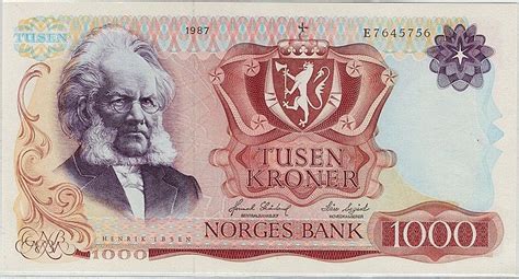 Solgt Usirkulert Kv 0 1000 Kroner 1987 FINN Torget