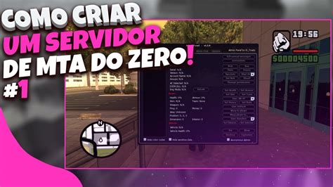 COMO CRIAR UM SERVIDOR DE MTA RP DO ZERO 1 Spawn Player Painel De