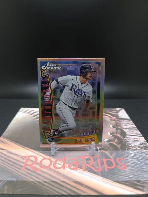 2022 Topps Chrome Sonic Josh Lowe Youthquake Tampa Bay Rays YQ 7 EBay