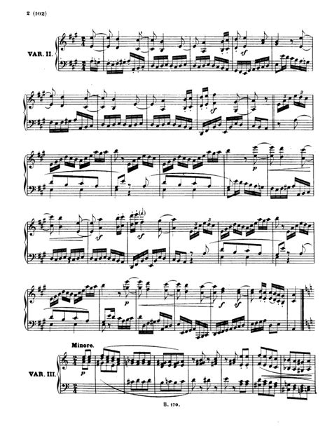 Woo Variations Russian Dance Free Sheet Music By Beethoven