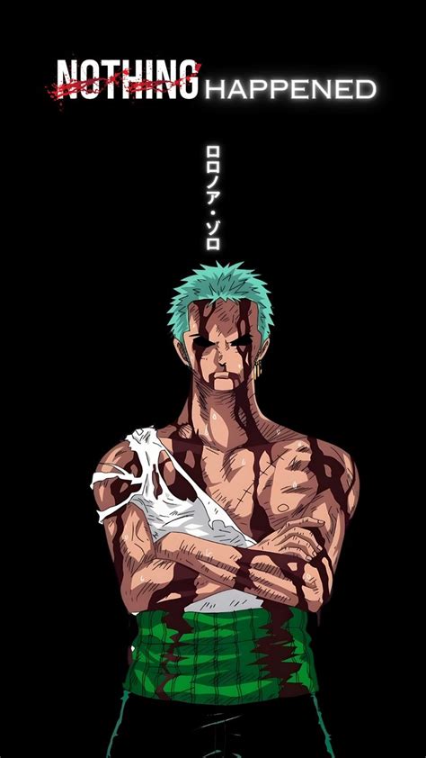 Roronoa Zoro ロロノアゾロ Wallpaper in 2024 Roronoa zoro Zoro One piece